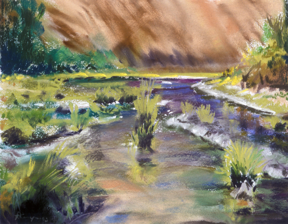 landscape painting
umpqua river
willamette valley oregon