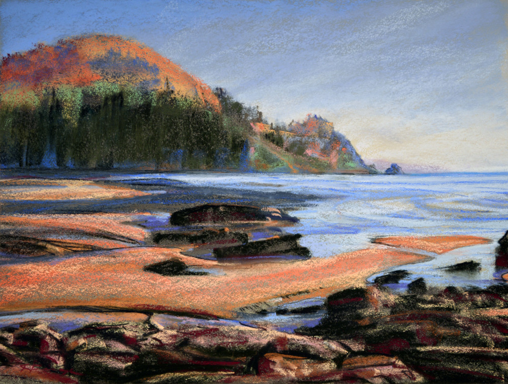 landscape painting
oregon coast
short sands