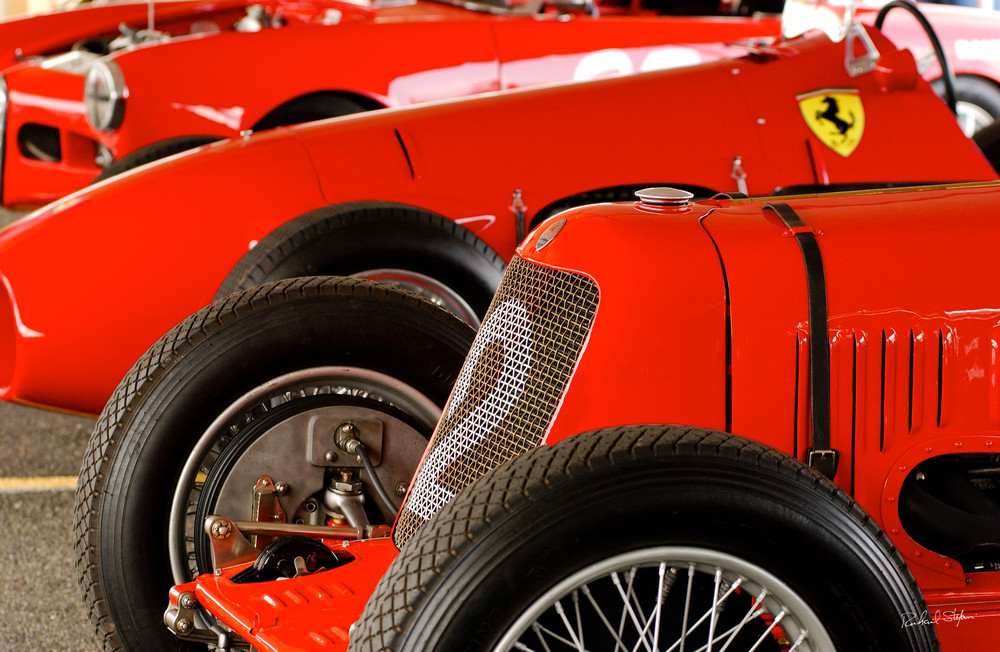 Vintage Ferraris photograph by Richard Stefani Vintage Ferraris photograph by Richard Stefani