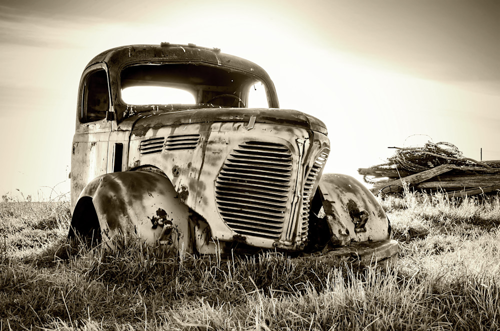Abandoned REO Speedwagon Farm Truck.