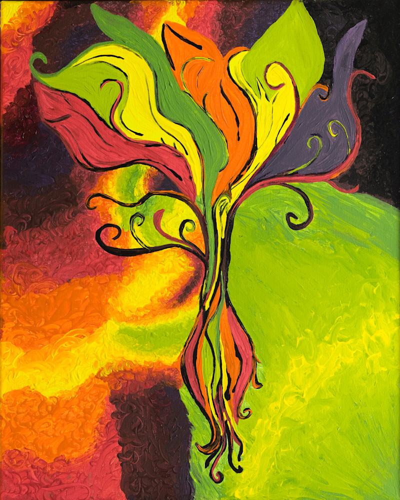 Rasta Vibrations | Abstract Fantasy Nature Culture Art | Painting | Wall Art | Prints | Elizabeth Mae | 11thDC.com