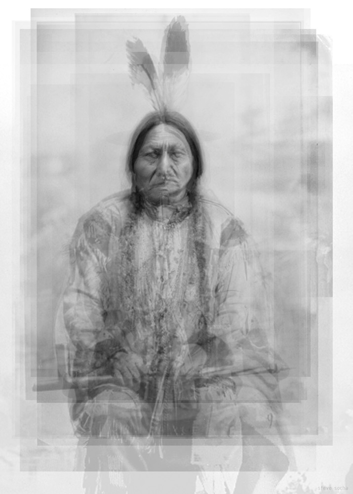 Overlay art – contemporary fine art prints of Sitting Bull Overlay art – contemporary fine art prints of Sitting Bull
