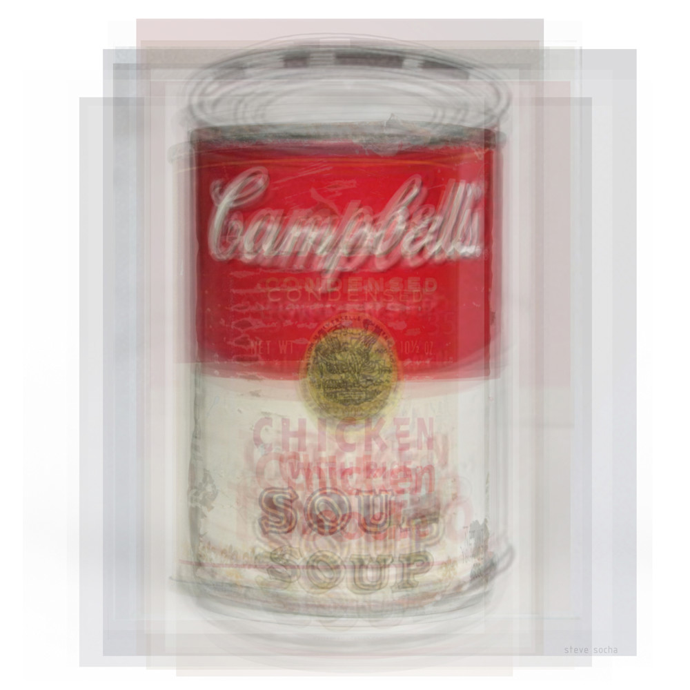 Overlay art – contemporary fine art prints of the Campbell's Soup Can Overlay art – contemporary fine art prints of the Campbell's Soup Can