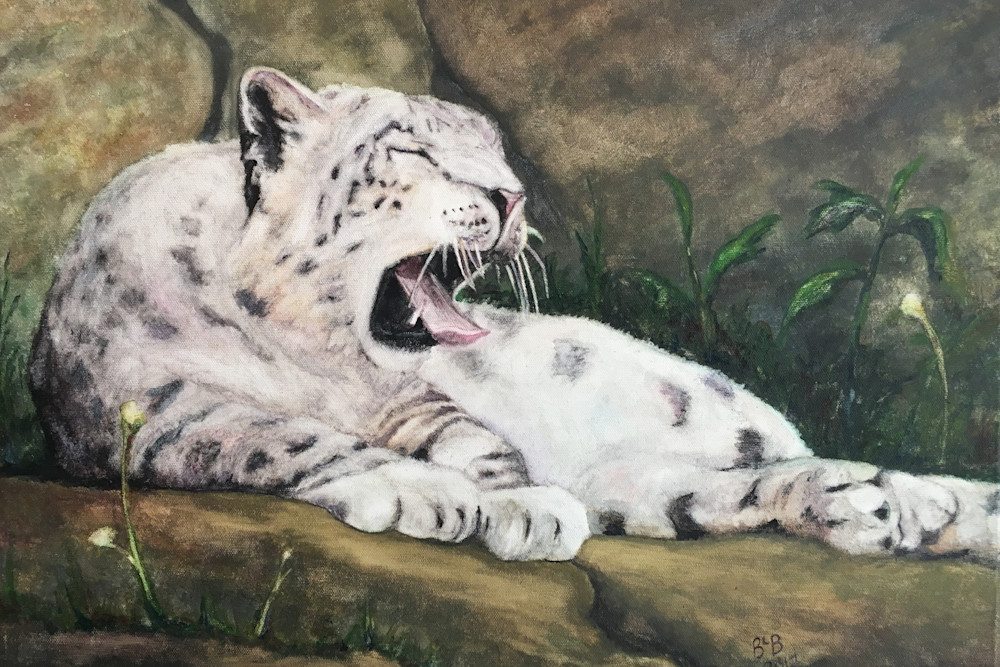 Snow Leopard for 12x18