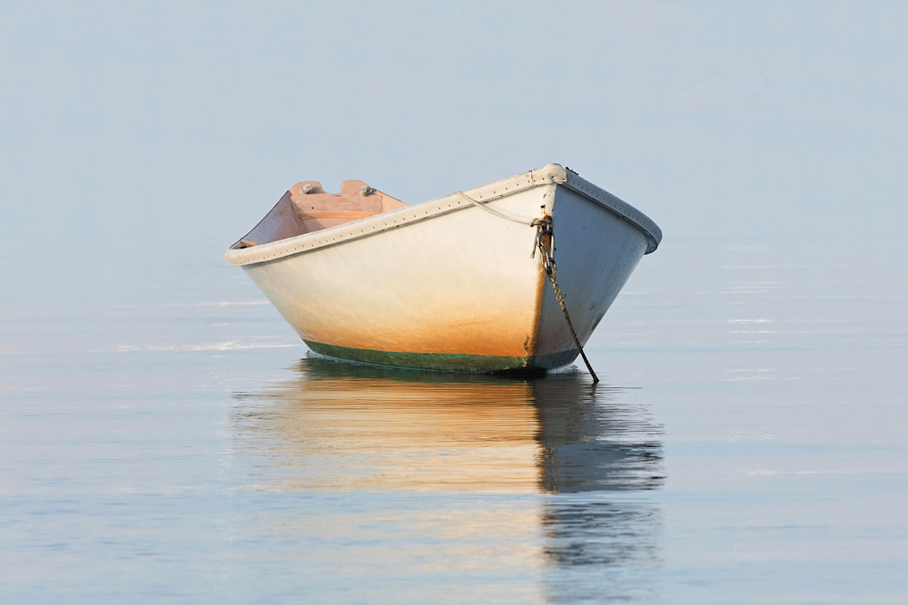 "Nantucket Weathered Dory" Fine Art Nautical Rowboat Photography