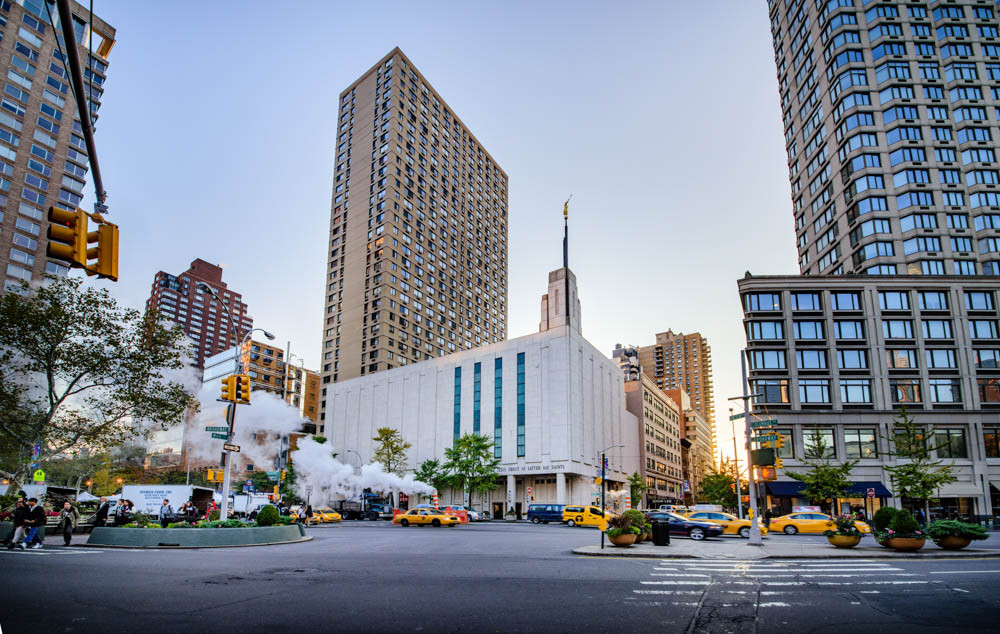 NYC Temple - Manahattan Morning