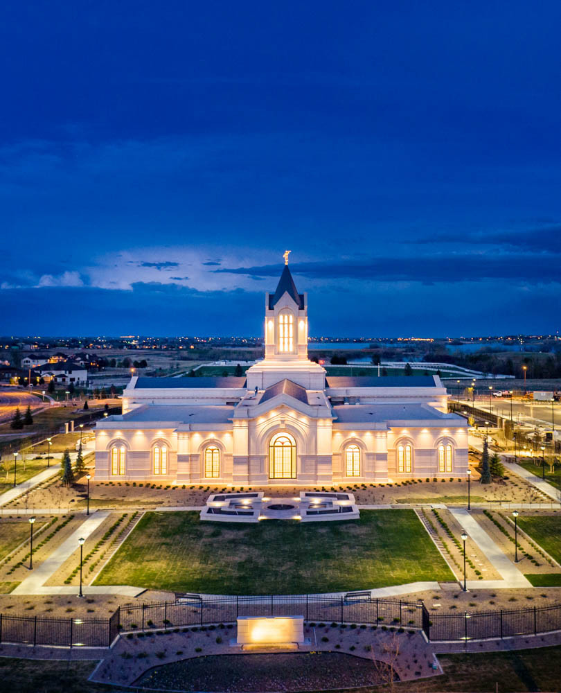 Fort Collins Temple - Evening Glow