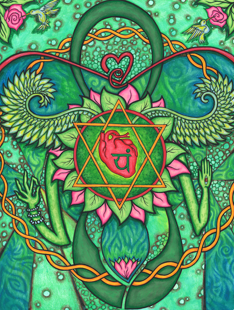 heart chakra mandala art heart chakra mandala art