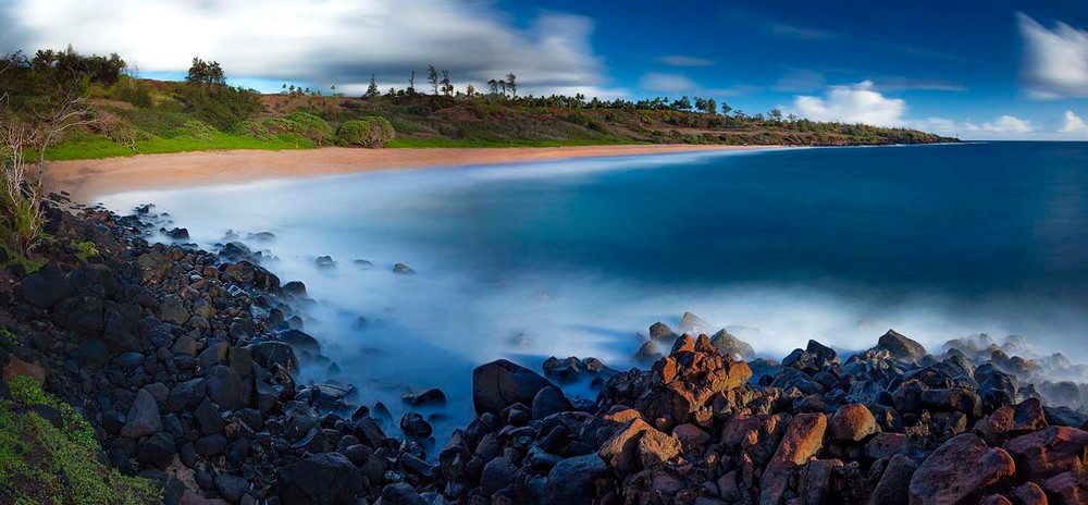 beach ocean Kauai Hawaii sand