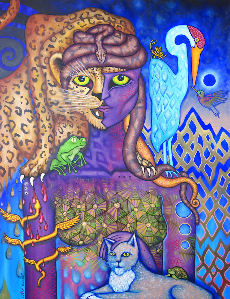 metaphysical totem art woman metaphysical totem art woman