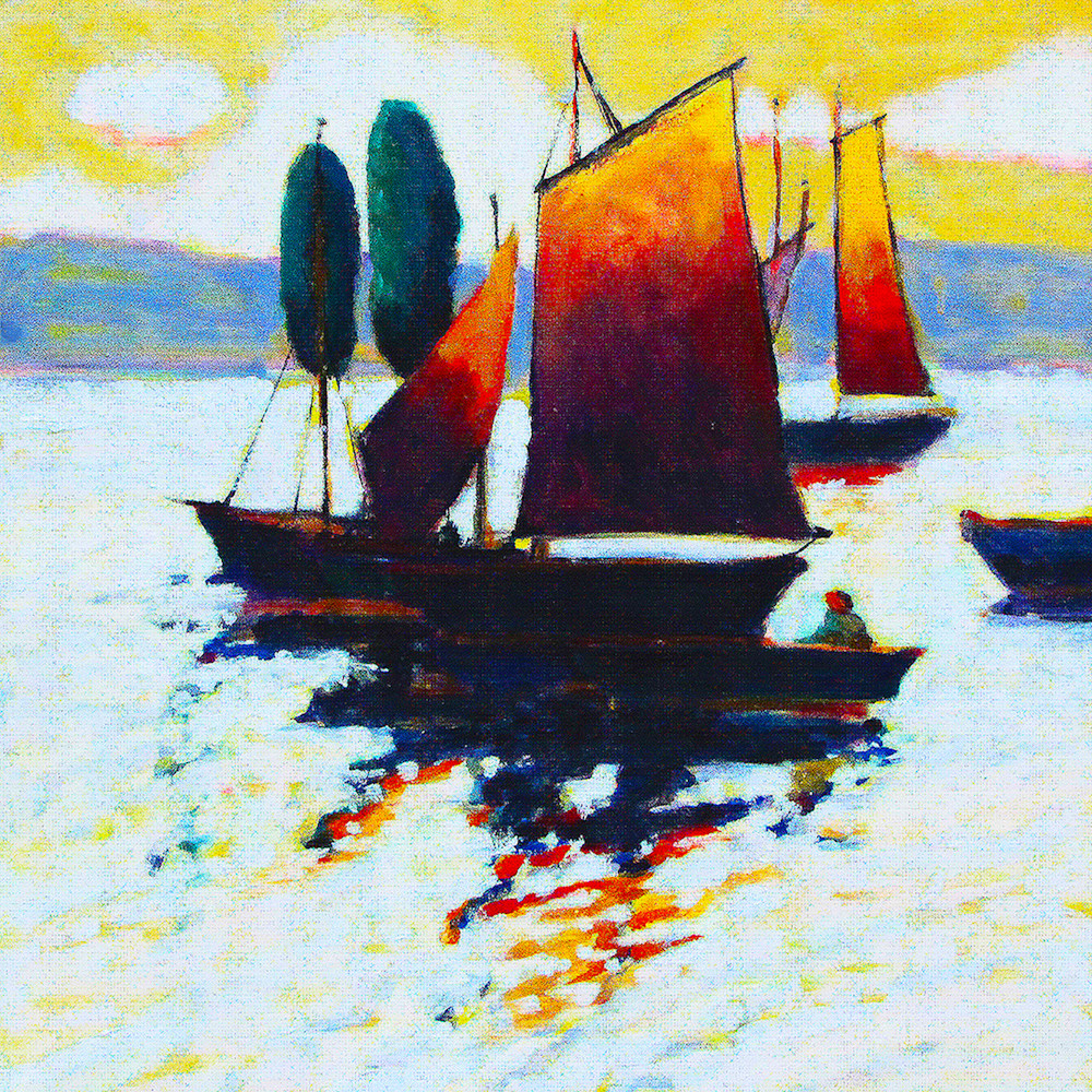Sunny Sailing Art | Charles Wallis