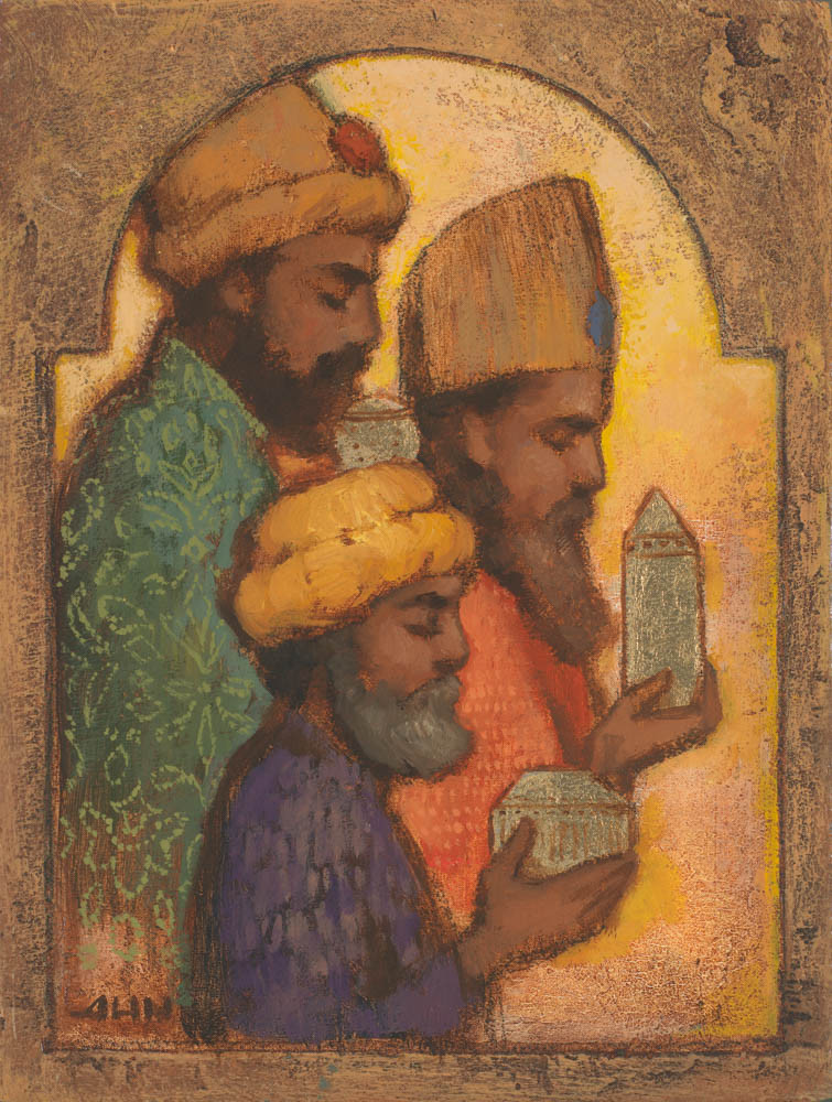 Wise Men Bringing Gifts