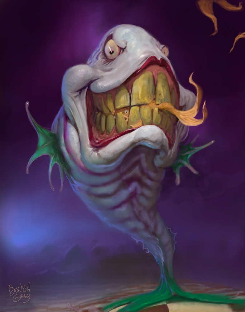 Joker Fish Art | Burton Gray Studio