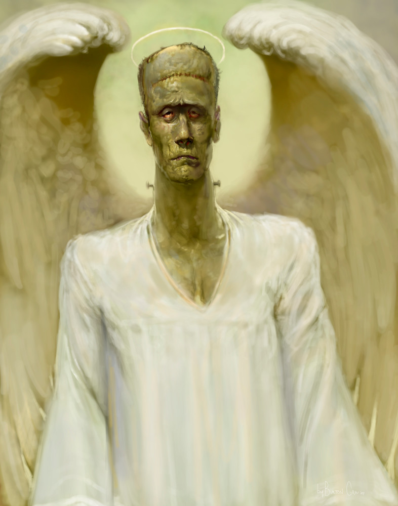 Frankenangel (Color) Art | Burton Gray Studio