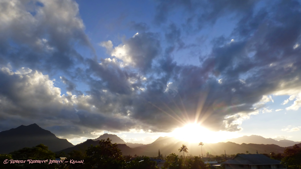 Big Rays at Sundown! Big Rays at Sundown!
