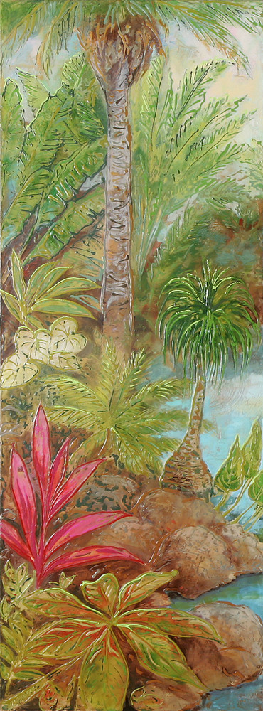 Secret Spring 1 (Left Panel 1) | Contemporary Landscapes | Gordon Meggison IV