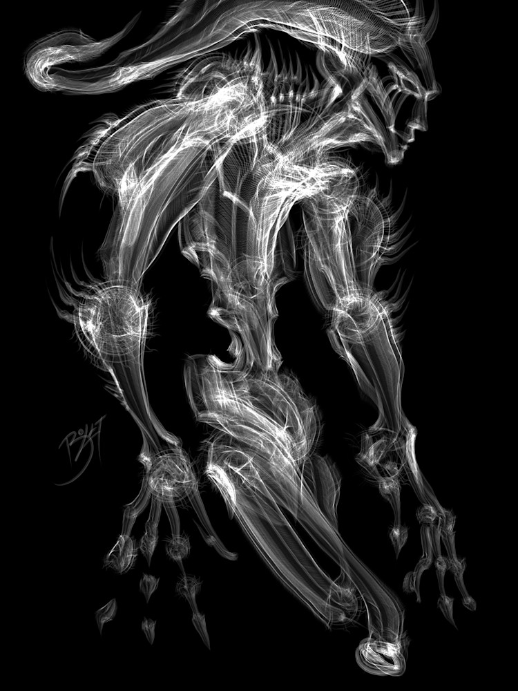 The Light Ghost Fantasy Horror Fairy Painting By David Bollt