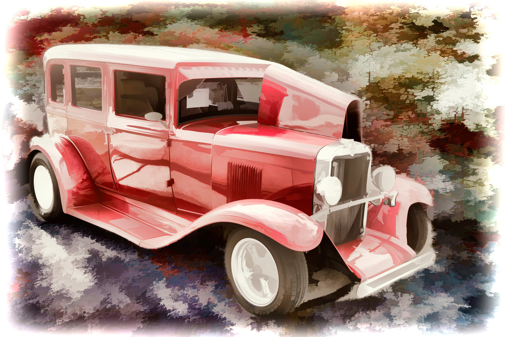 1929 Chevrolet Classic Car Painting 3125 02