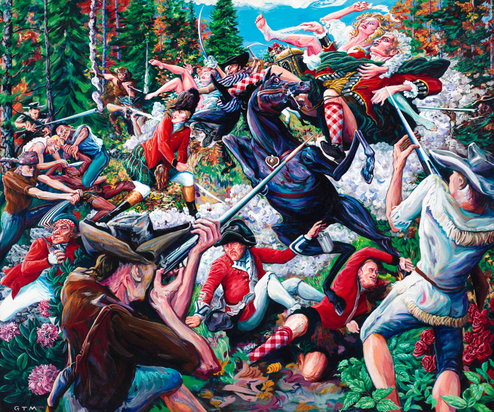 Battle Of Kings Mountain Art | George Terry McDonald Art