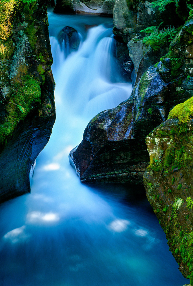 Fine art photo of Avalanche Creek in Montana by James Frank