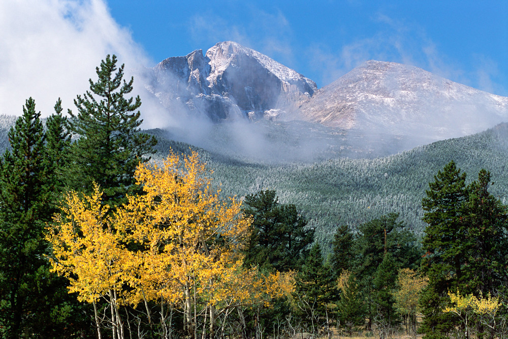 Colorado art print of autumn in Tahosa Valley by James Frank Photography
