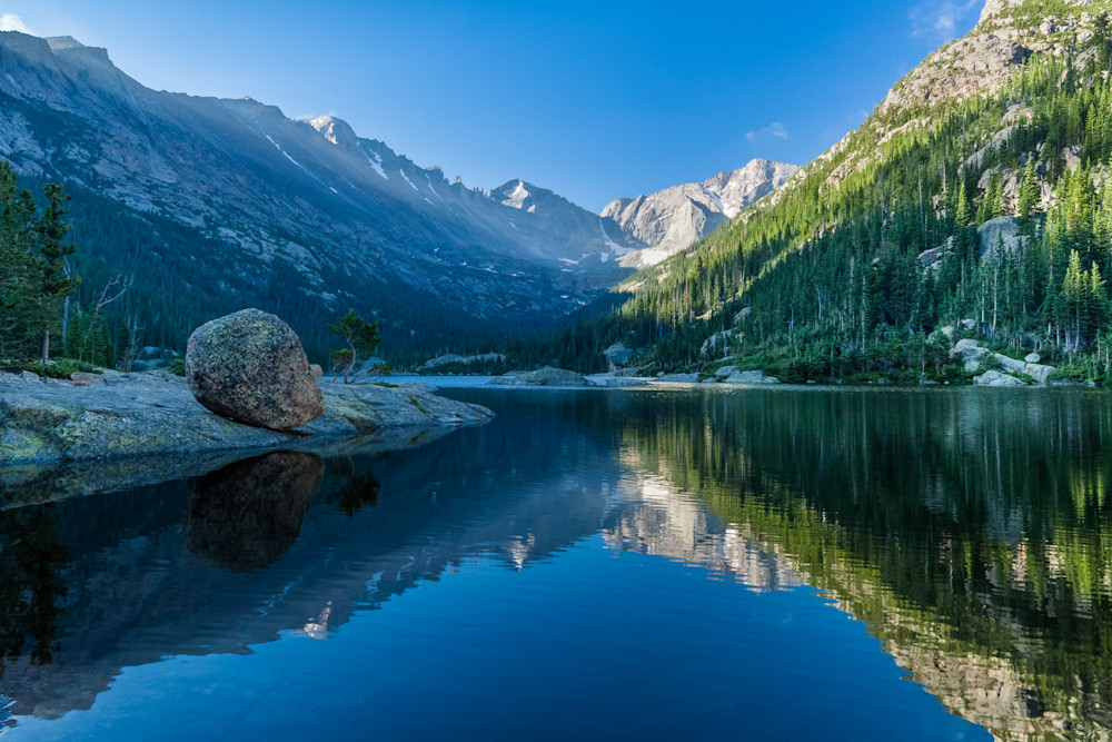 Art Print of Mills Lake in RMNP by photographer James Frank