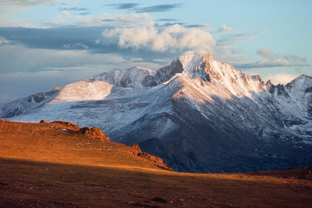 Colorado art of Massif of Longs Peak by photographer James Frank.