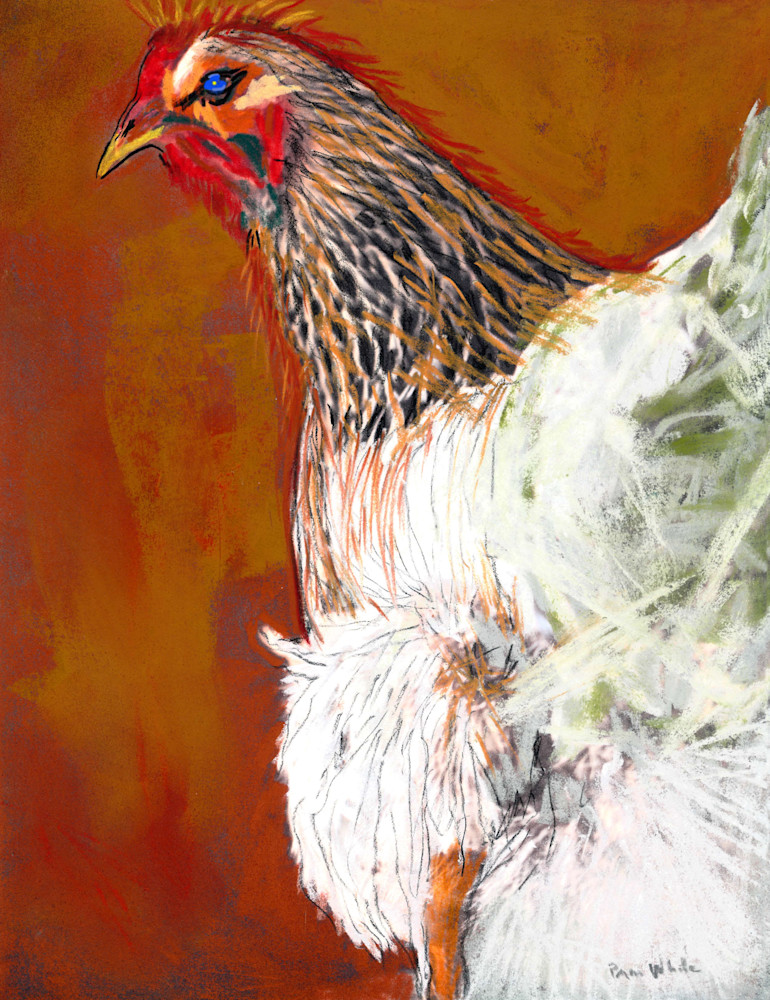 Watch Hen Art | Pam White Art