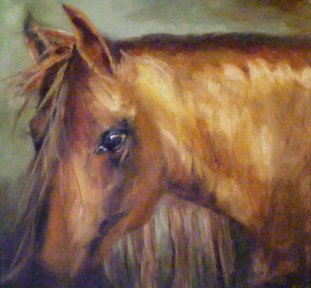 A very requested painting by collectors of horses, and western art, prints in all sizes available.