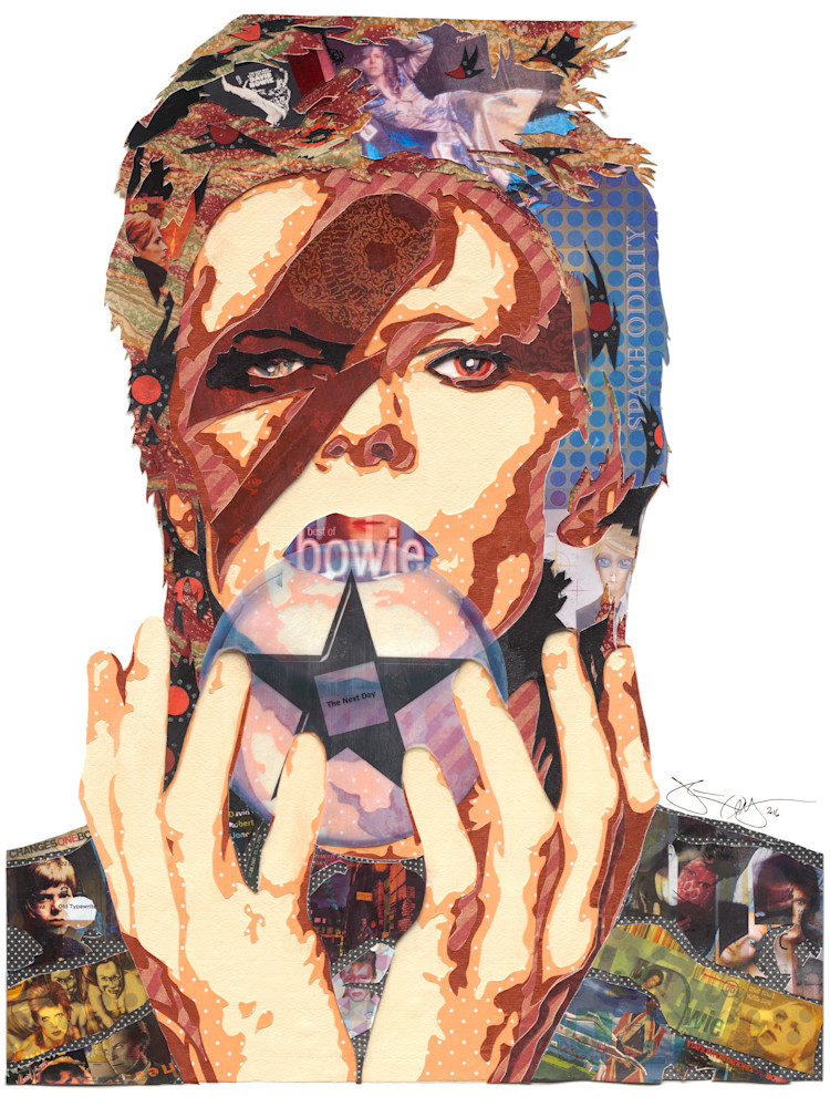 Bowie I   Music Art | Kristi Abbott Gallery & Studio
