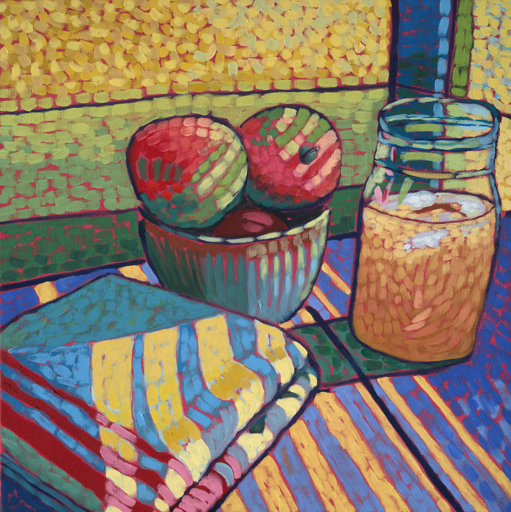 apples, tea towel, art, prints, paintings