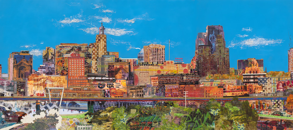 St. Paul Skyline (Consolidated) Art | Kristi Abbott Gallery & Studio