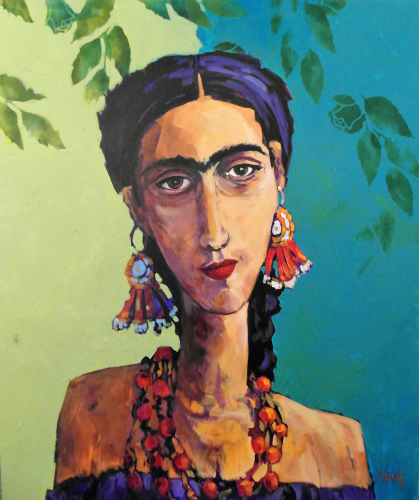 Frida With Braids Art | Jill Charuk Art