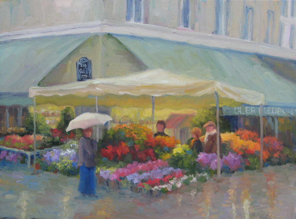 Brightening A Rainy Day Art | B. Oliver, Art