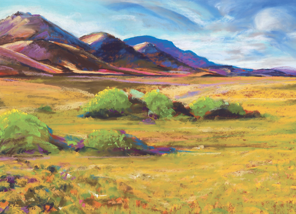 landscape painting
steens mountain
alvord desert