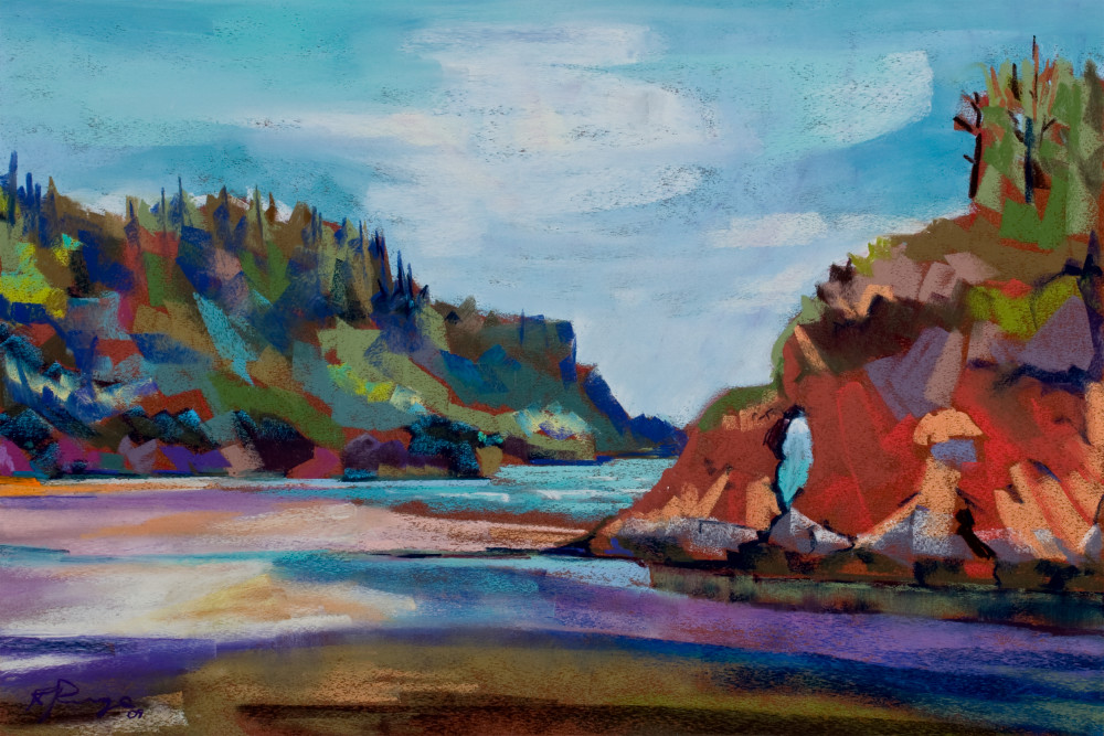 landscape painting
oregon coast
lincoln city