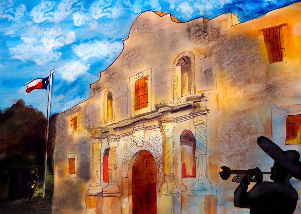 Mariachis At The Alamo Art | William K. Stidham - heART Art