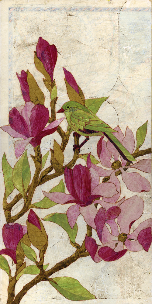 Magnolias Art | Karen Sikie Paper Mosaic Studio