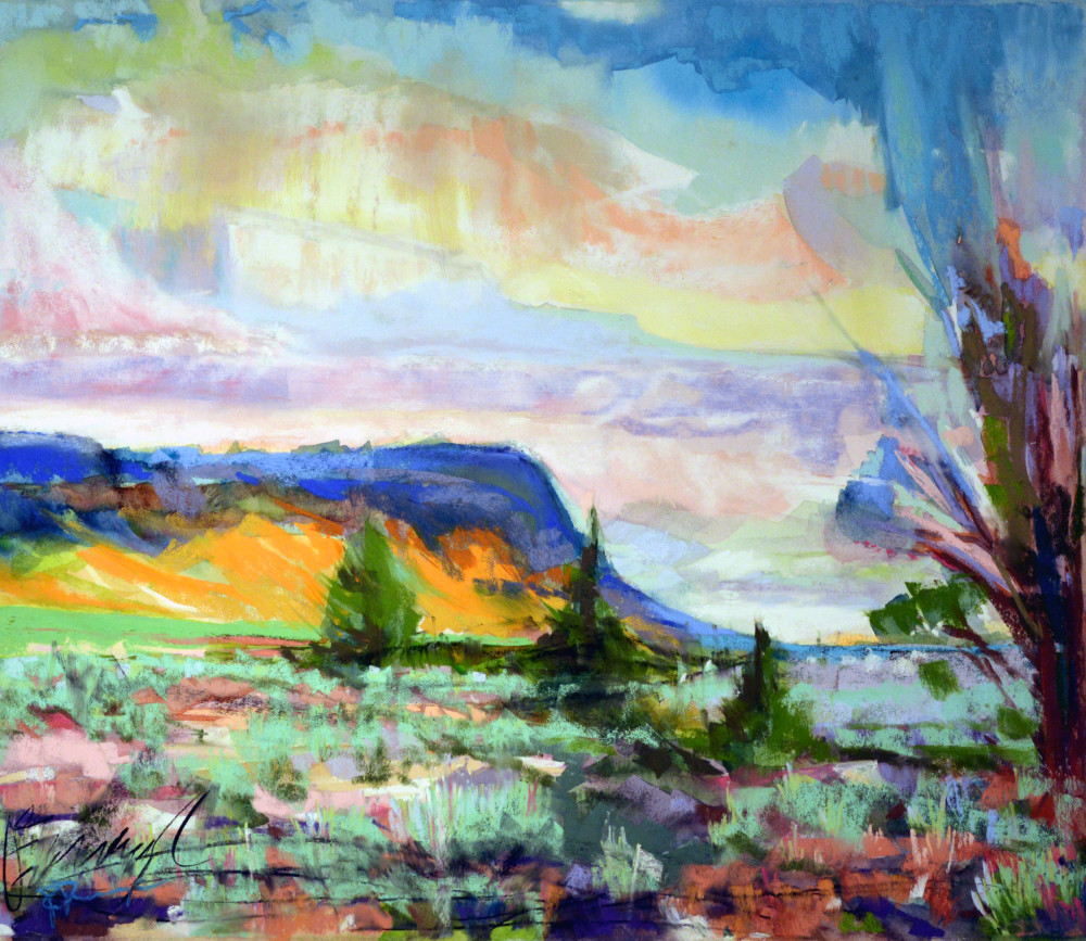 landscape painting
central oregon
smith rock