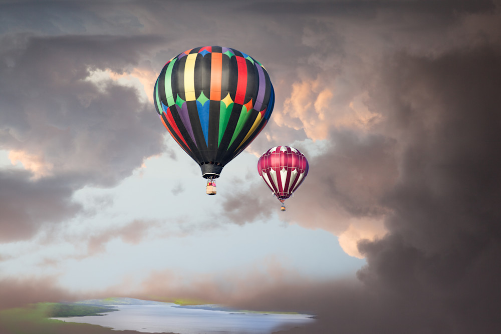 Reno Balloon Race, Photographs of Hot Air Balloons Soaring Into The Clouds. Reno Balloon Race, Photographs of Hot Air Balloons Soaring Into The Clouds.