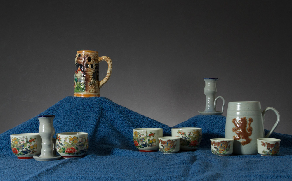 A Fine Art Photograph of Mugs and Chinaware by Michael Pucciarelli