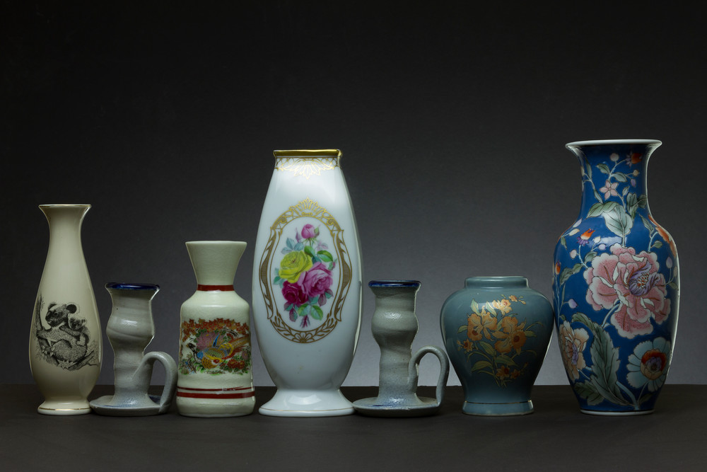 A Fine Art Photograph of Vases and Chinaware by Michael Pucciarelli
