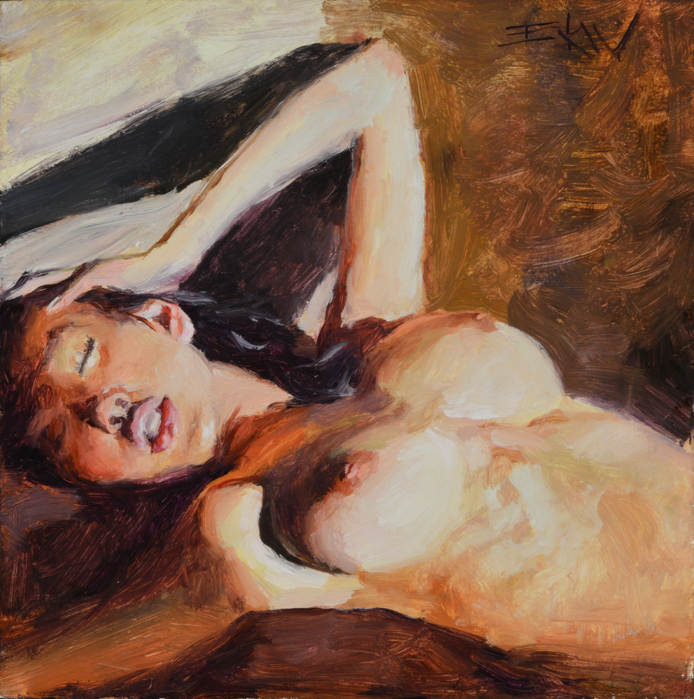 "Sultry Warm" 6x6in. giclee print by Eric Wallis