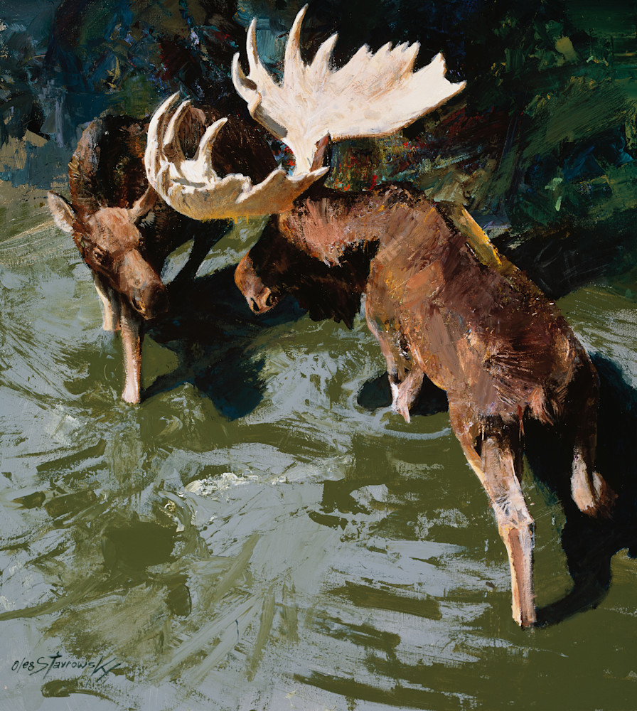 Moose Art | Lesa Delisi, Fine Arts
