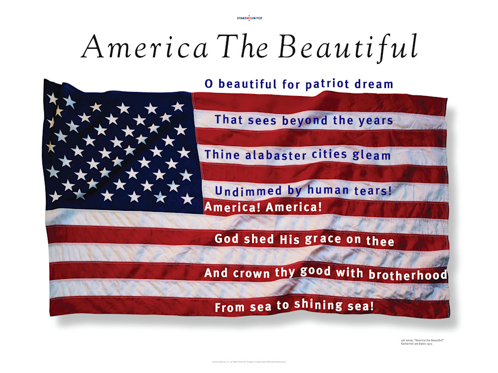 America the Beautiful Poster 