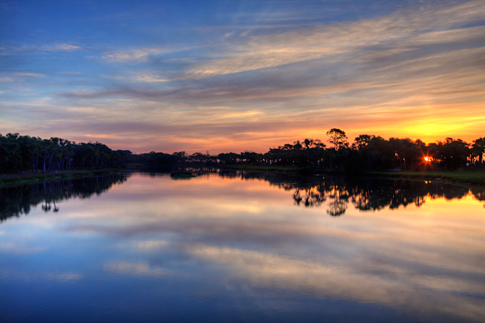 Sunrise At The Lagoon Photography Art | Willard R Smith Photography