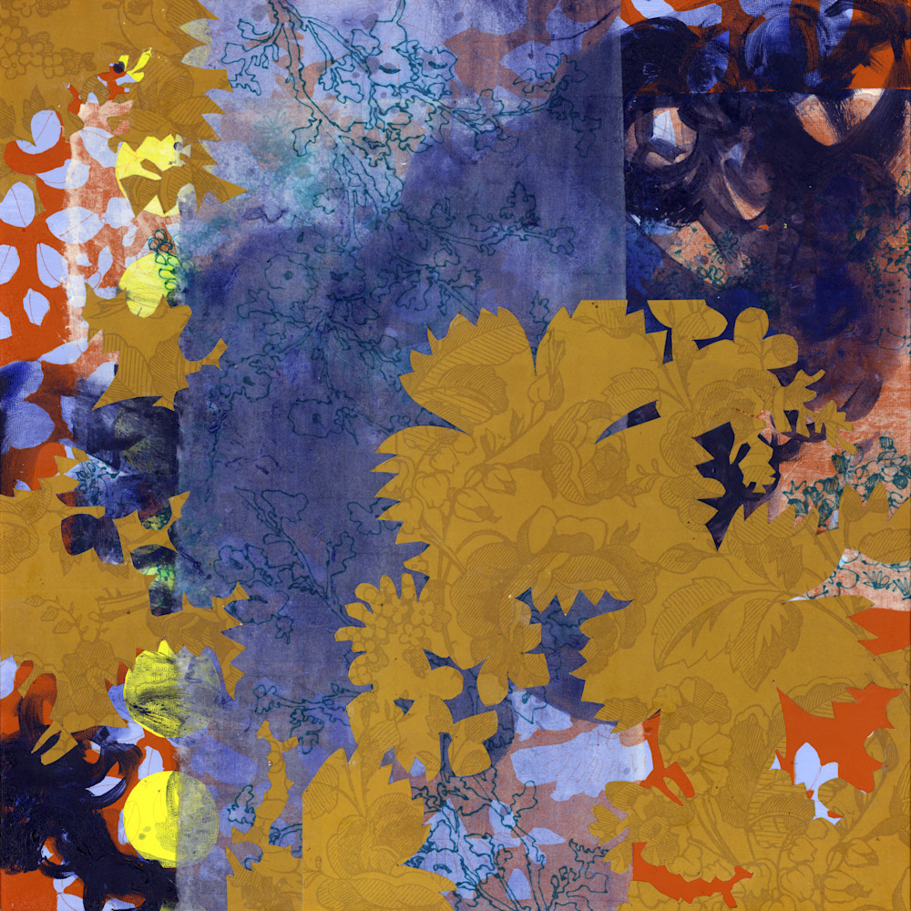 Abstract Art - Multi Media Botanically Inspired Art for Sale