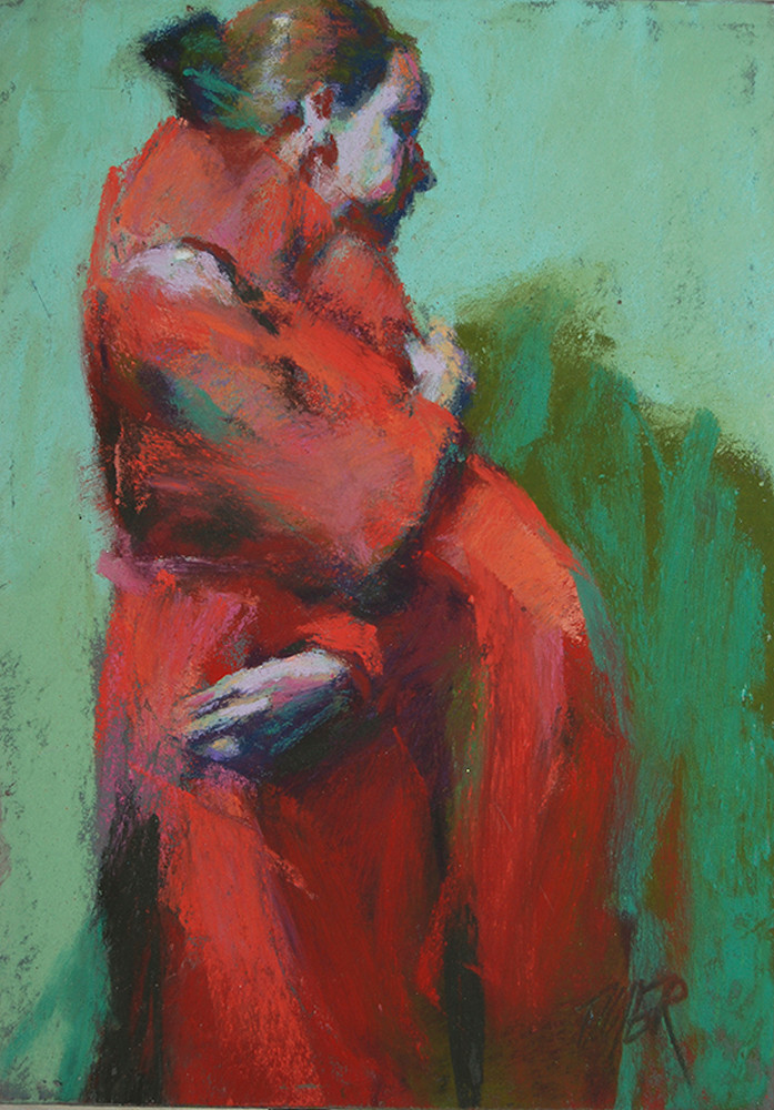 Lisa In Reds And Greens Art | Digital Arts Studio / Fine Art Marketplace
