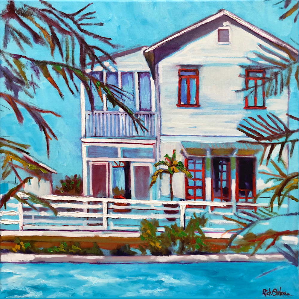 Blue By You | Fine Art Painting Print by Rick Osborn