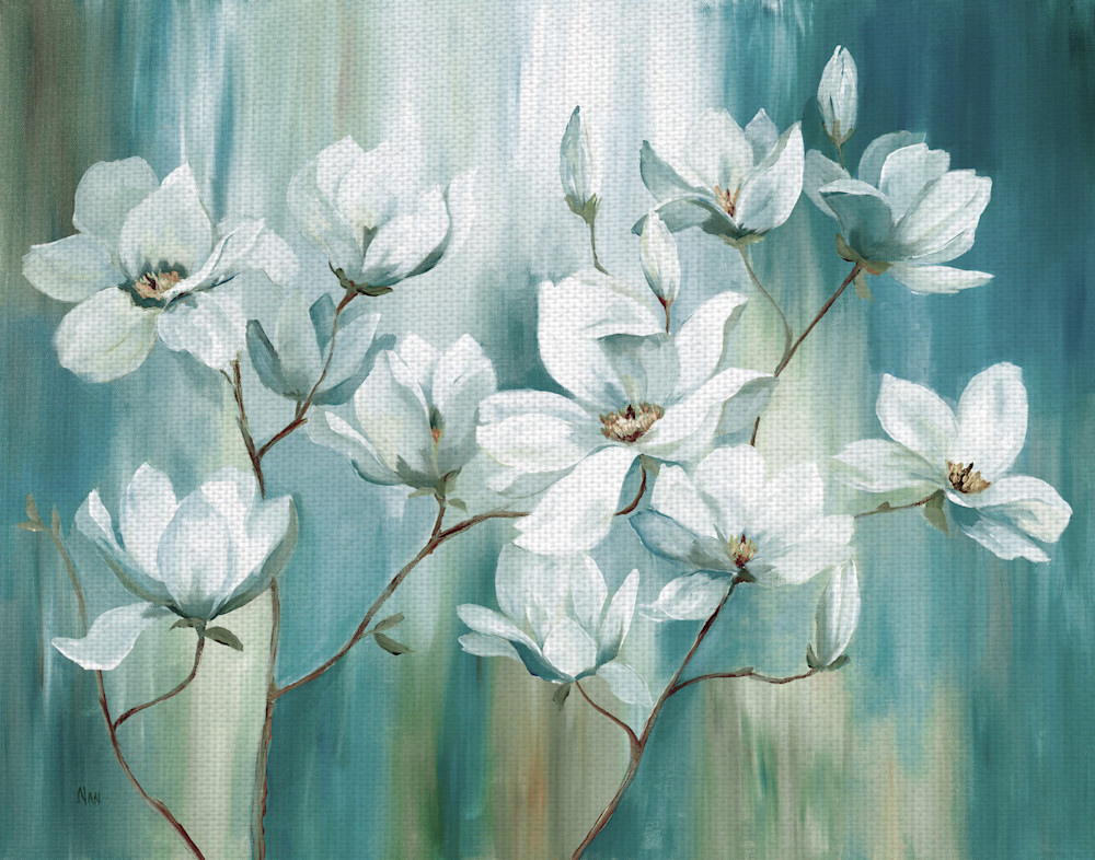 Beautiful Day Soft by Artist Nan Wrapped Canvas Art Painting Print Beautiful Day Soft by Artist Nan Wrapped Canvas Art Painting Print